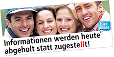 statt flyer und inserat