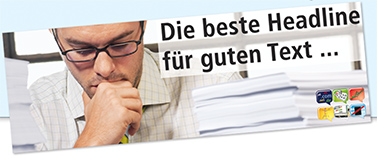 Starke Headlines für Online-Angebote